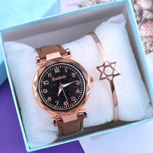 Load image into Gallery viewer, 2019 Women Watches Starry Sky Clock Ladies Wrist Watch Bracelet Watches Leather Quartz Wristwatches reloj mujer relogio feminino