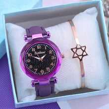 Load image into Gallery viewer, 2019 Women Watches Starry Sky Clock Ladies Wrist Watch Bracelet Watches Leather Quartz Wristwatches reloj mujer relogio feminino