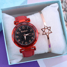 Load image into Gallery viewer, 2019 Women Watches Starry Sky Clock Ladies Wrist Watch Bracelet Watches Leather Quartz Wristwatches reloj mujer relogio feminino